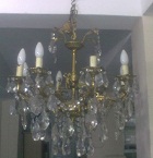 antika avize piriç 8 kollu avize